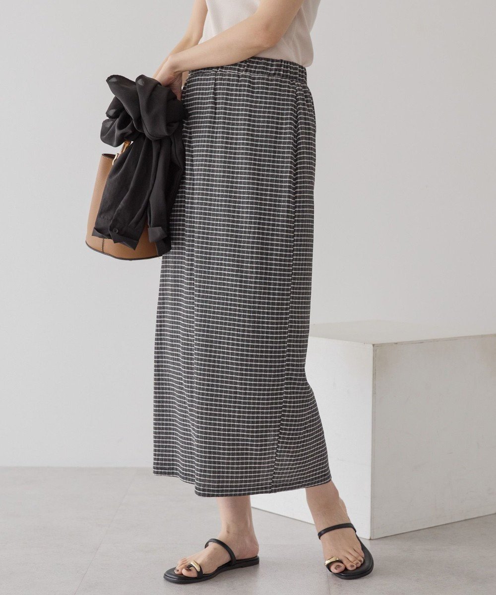 【アメリカンホリック/AMERICAN HOLIC】のアソートシャーリングタイトスカート インテリア・キッズ・メンズ・レディースファッション・服の通販 founy(ファニー) 　ファッション　Fashion　レディースファッション　Fashion for Women　スカート　Skirts　おすすめ　Recommended / Our Picks　シャーリング　Shirring, Ruched　シンプル　Simple, Minimal　セットアップ　Set-Up, Coordinated Outfit　チェック　Check, Plaid, Tartan　フィット　Fit, Slim Fit　ポケット　Pocket, Pocket Detail　夏　Summer　春　Spring　S/S・春夏　SS, Spring/Summer, Warm Season　無地　Plain, Solid Color　Check|ID: prp329100004845177 ipo3291000000035480224