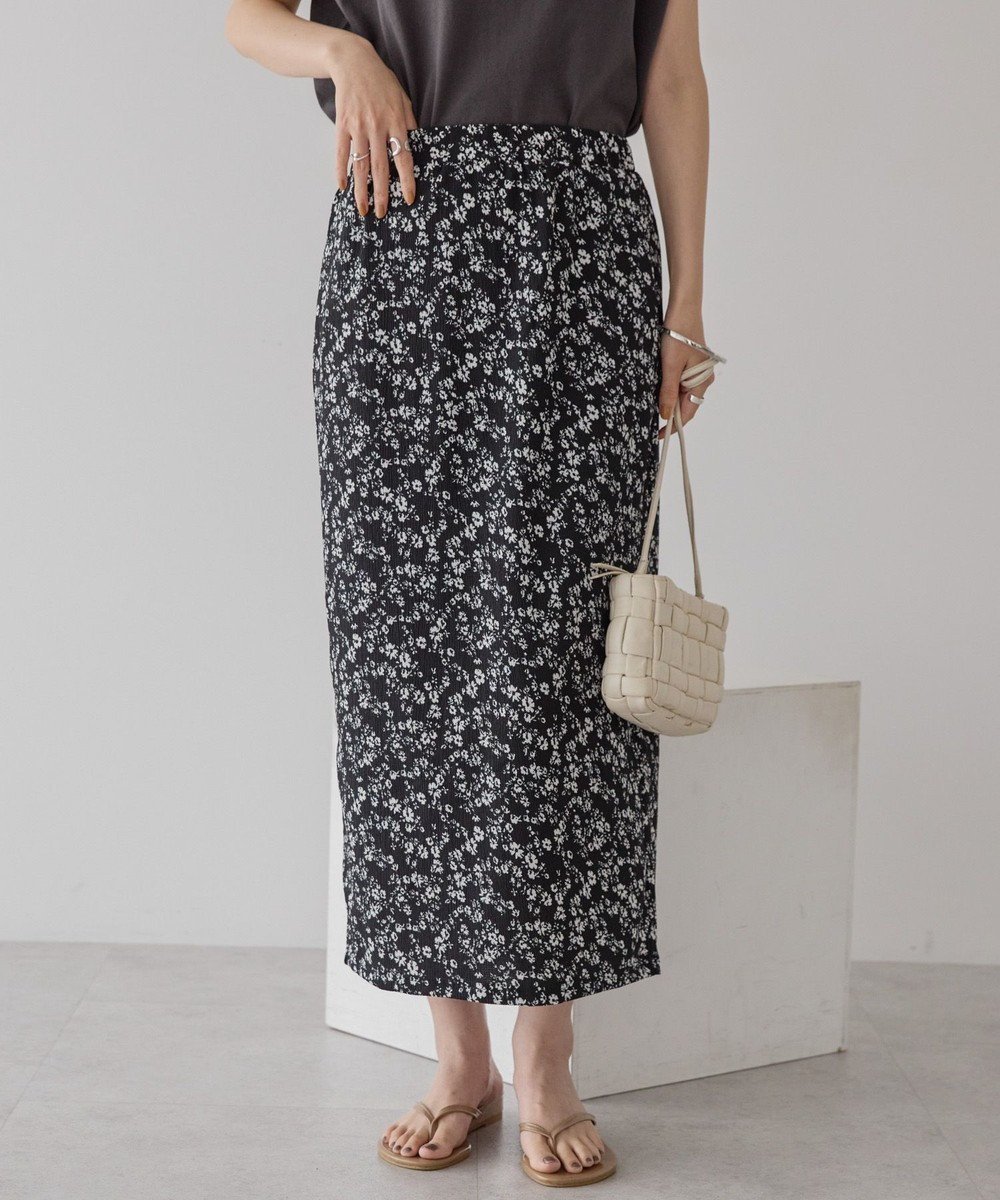 【アメリカンホリック/AMERICAN HOLIC】のアソートシャーリングタイトスカート インテリア・キッズ・メンズ・レディースファッション・服の通販 founy(ファニー) 　ファッション　Fashion　レディースファッション　Fashion for Women　スカート　Skirts　おすすめ　Recommended / Our Picks　シャーリング　Shirring, Ruched　シンプル　Simple, Minimal　セットアップ　Set-Up, Coordinated Outfit　チェック　Check, Plaid, Tartan　フィット　Fit, Slim Fit　ポケット　Pocket, Pocket Detail　夏　Summer　春　Spring　S/S・春夏　SS, Spring/Summer, Warm Season　無地　Plain, Solid Color　Flower|ID: prp329100004845177 ipo3291000000035480226