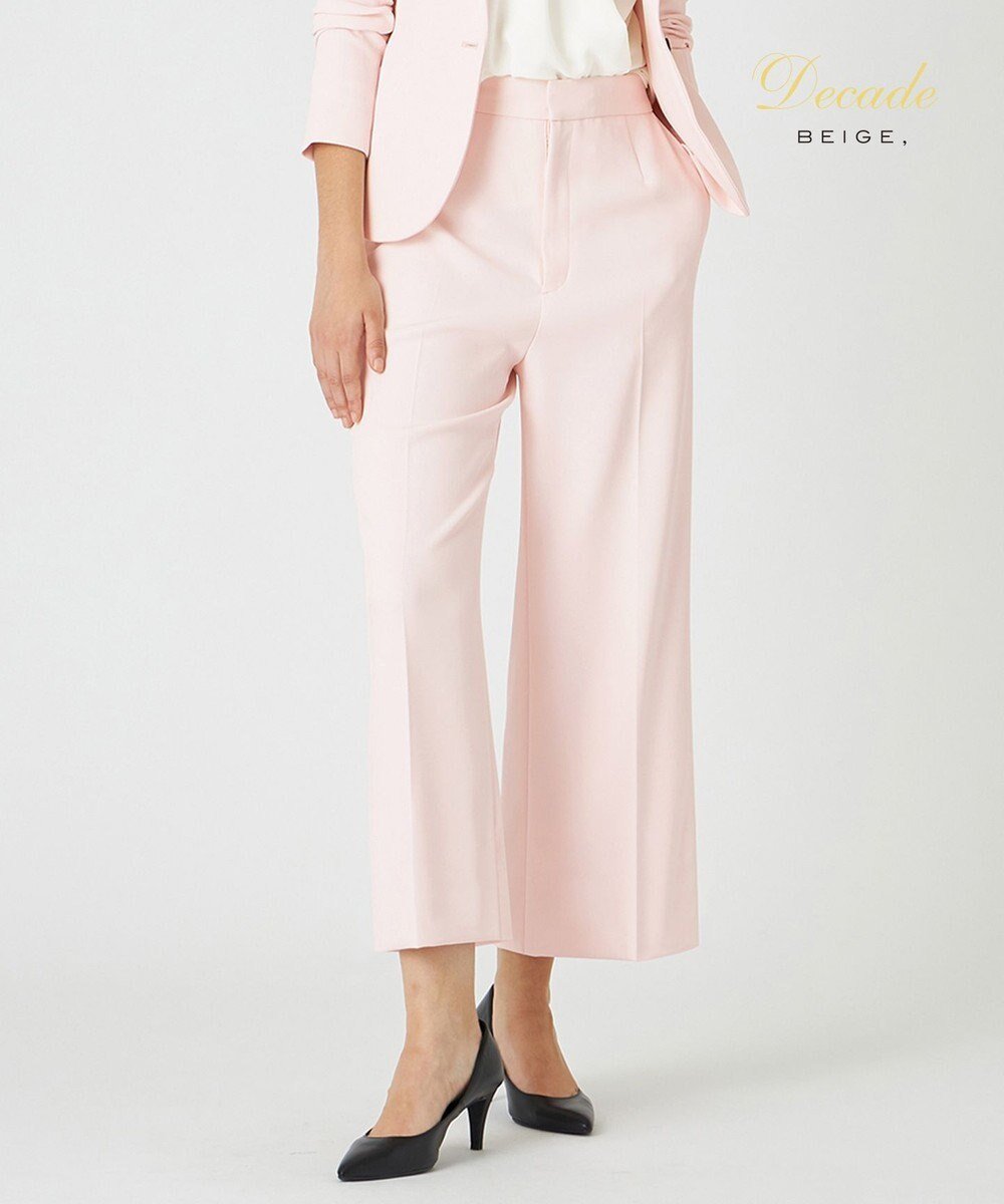 【ベイジ,/BEIGE,】のLUIZA / ワイドパンツ インテリア・キッズ・メンズ・レディースファッション・服の通販 founy(ファニー) ファッション Fashion レディースファッション Fashion for Women パンツ Pants & Trousers オケージョン Occasion Wear ジャケット Jacket, Outerwear ストレッチ Stretch, Stretchy Fabric セットアップ Set-Up, Coordinated Outfit センター Center, Center Line チェリー Cherry, Cherry Pattern ワイド Wide, Wide Fit エレガント 上品 Elegant ビジネス 仕事 通勤 Business / Work / Commuting 夏 Summer 定番 Standard, Basic Item S/S・春夏 SS, Spring/Summer, Warm Season 洗える Machine Washable A/W・秋冬 Autumn/Winter Cherry Pink|ID: prp329100004845515 ipo3291000000036150620