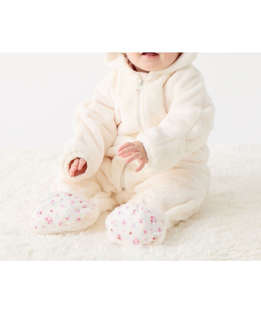 【ミキハウスホットビスケッツ/MIKI HOUSE HOT BISCUITS / KIDS】の【ミキハウス】【60-80cm】 マイクロファー カバーオール 人気、トレンドファッション・服の通販 founy(ファニー) ファッション Fashion キッズファッション Fashion for Kids なめらか Smooth, Silky Texture ベビー Baby, Babywear モコモコ Fuzzy, Fluffy A/W・秋冬 Autumn/Winter 防寒 Cold Protection, Winter-Ready other-1|ID: prp329100004845539 ipo3291000000036061944