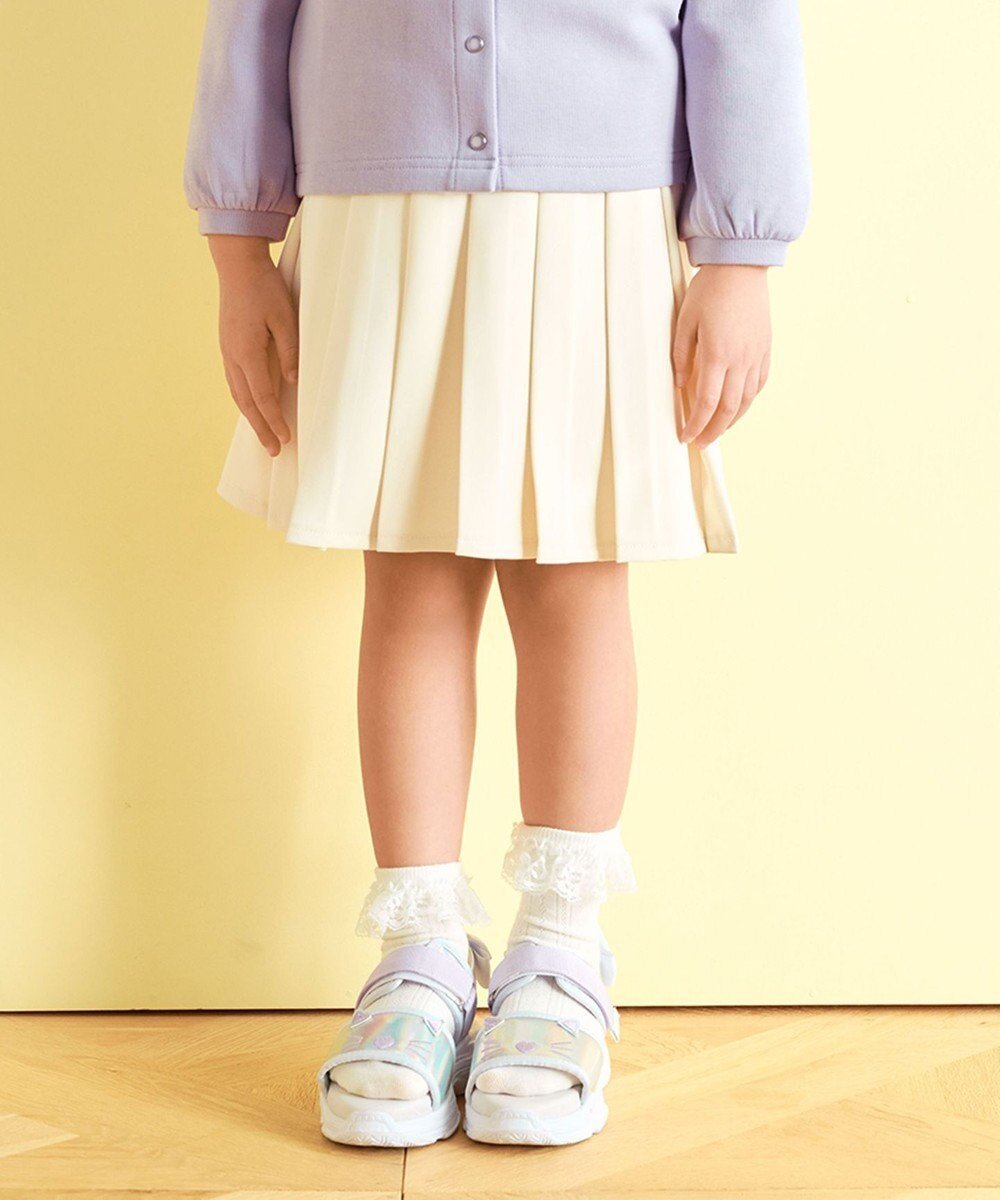 【エニィ/ANY / KIDS】のプリーツ スカパン 人気、トレンドファッション・服の通販 founy(ファニー) 　ファッション　Fashion　キッズファッション　Fashion for Kids　インナー　Innerwear　春　Spring　ガーリー　Girly, Feminine Style　チェック　Check, Plaid, Tartan　プリーツ　Pleats, Pleated　プレート　Plate, Dish　ポケット　Pocket, Pocket Detail　無地　Plain, Solid Color　リボン　Ribbon, Bow　S/S・春夏　SS, Spring/Summer, Warm Season　おすすめ　Recommended / Our Picks　夏　Summer　 other-1|ID: prp329100004845542 ipo3291000000036260329