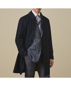 【五大陸/gotairiku / MEN】の25年新作/3シーズン対応【防水/軽量/シワになりにくい】メランジカルゼ ステンカラーコート_無地 ネイビー系|ID: prp329100004845555 ipo3291000000035867715