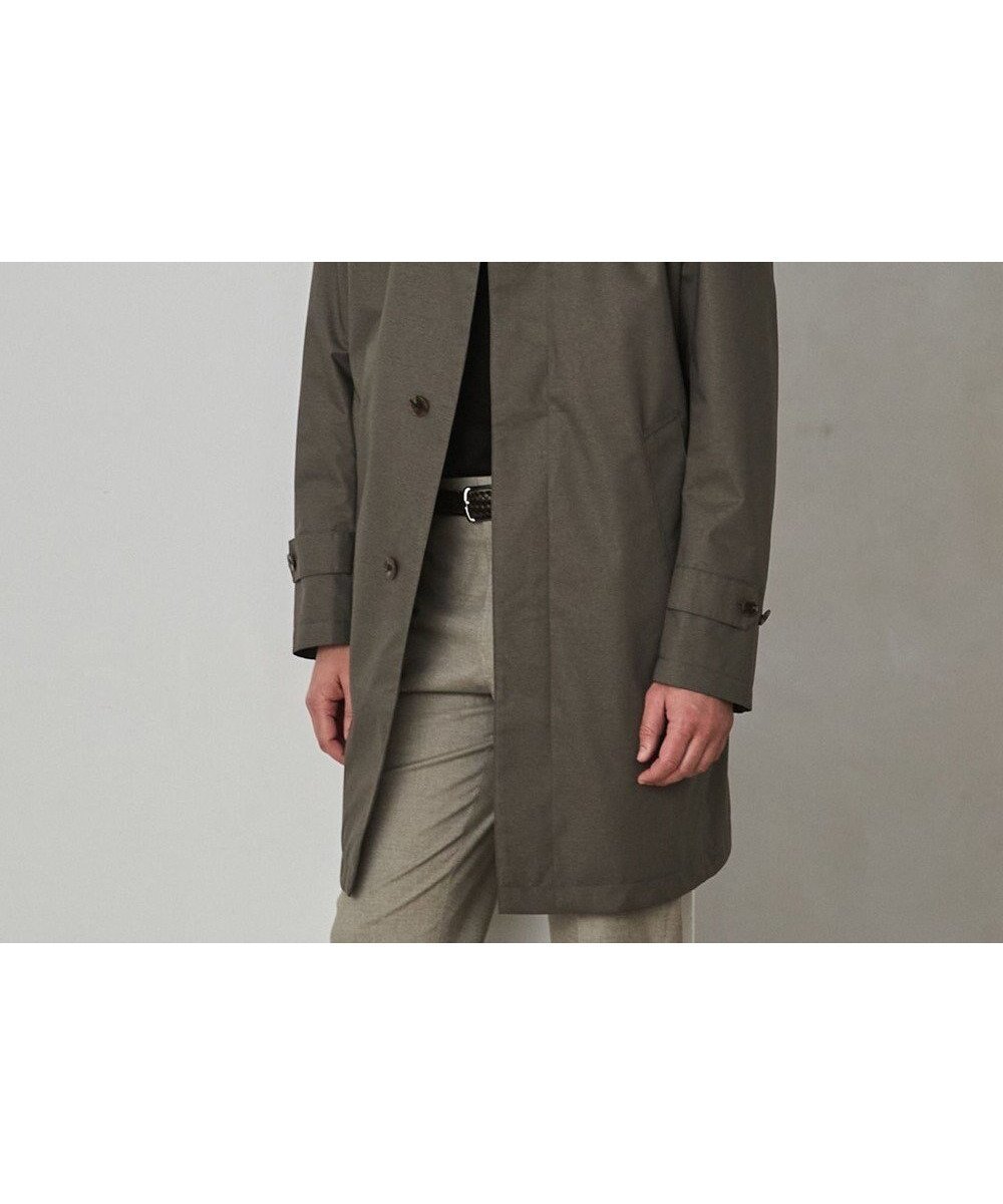 【五大陸/gotairiku / MEN】の25年新作/3シーズン対応【防水/軽量/シワになりにくい】メランジカルゼ ステンカラーコート_無地 インテリア・キッズ・メンズ・レディースファッション・服の通販 founy(ファニー) 　ファッション　Fashion　メンズファッション　Fashion for Men　アウター　Men's Coats Outerwear　春　Spring　軽量　Lightweight, Ultra Light　ジャケット　Jacket, Outerwear　スマート　Smart, Elegant　スーツ　Suit, Formalwear　ダウン　Down, Puffer　定番　Standard, Basic Item　バランス　Balance, Style Balance　防寒　Cold Protection, Winter-Ready　無地　Plain, Solid Color　ライナー　Liner, Inner Layer　A/W・秋冬　Autumn/Winter　エレガント 上品　Elegant　ビジネス 仕事 通勤　Business / Work / Commuting　ベージュ系|ID: prp329100004845555 ipo3291000000035867717