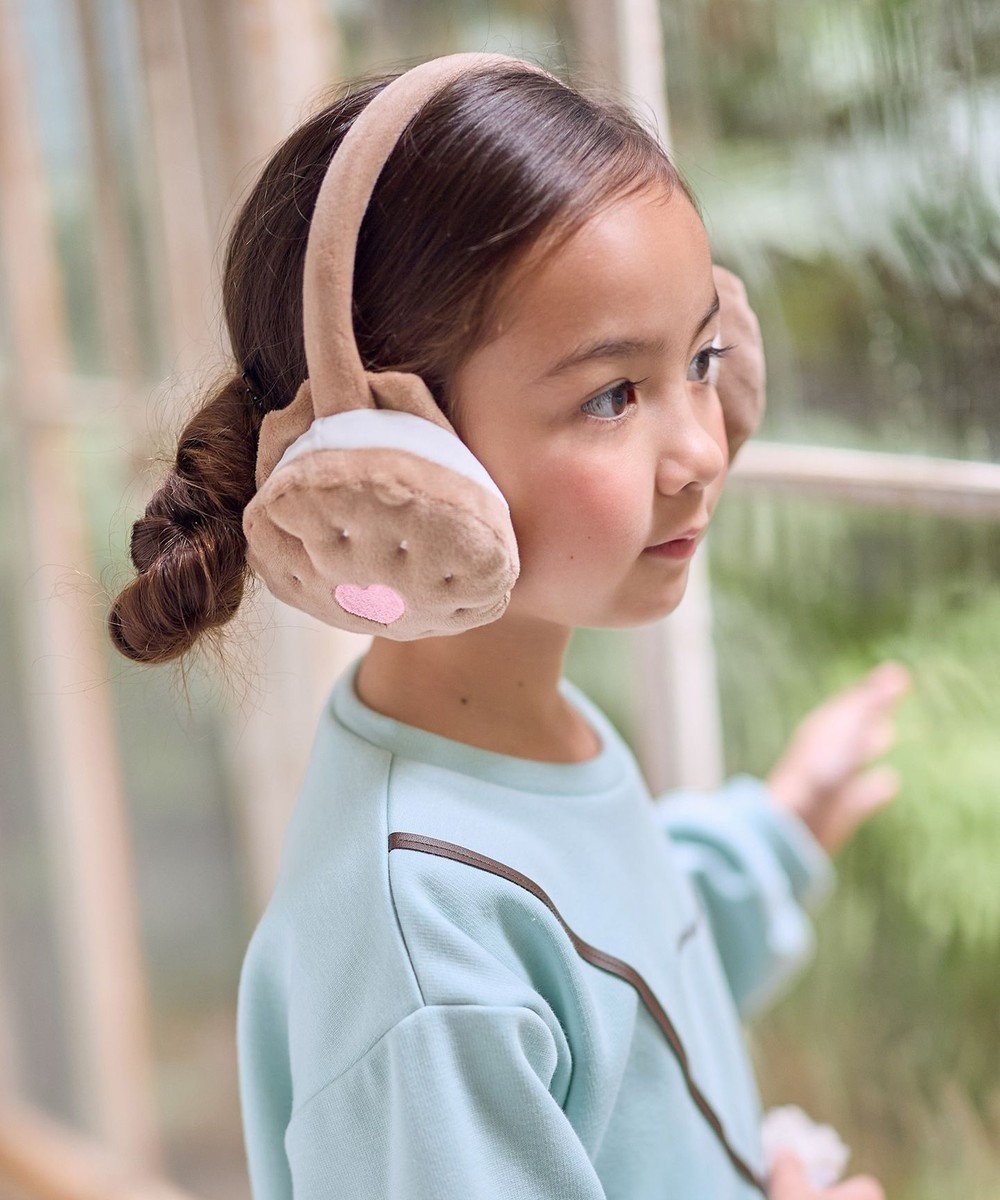 【エニィ/ANY / KIDS】のビスケットイヤーマフ インテリア・キッズ・メンズ・レディースファッション・服の通販 founy(ファニー) 　ファッション　Fashion　キッズファッション　Fashion for Kids　ガーリー　Girly, Feminine Style　シンプル　Simple, Minimal　スマホ　Smartphone, Mobile Device　人気　Popular, Best Seller　防寒　Cold Protection, Winter-Ready　モチーフ　Motif, Design Theme　冬　Winter / This Winter　A/W・秋冬　Autumn/Winter　再入荷　Restock / Back in Stock　ベージュ|ID: prp329100004845583 ipo3291000000035787420