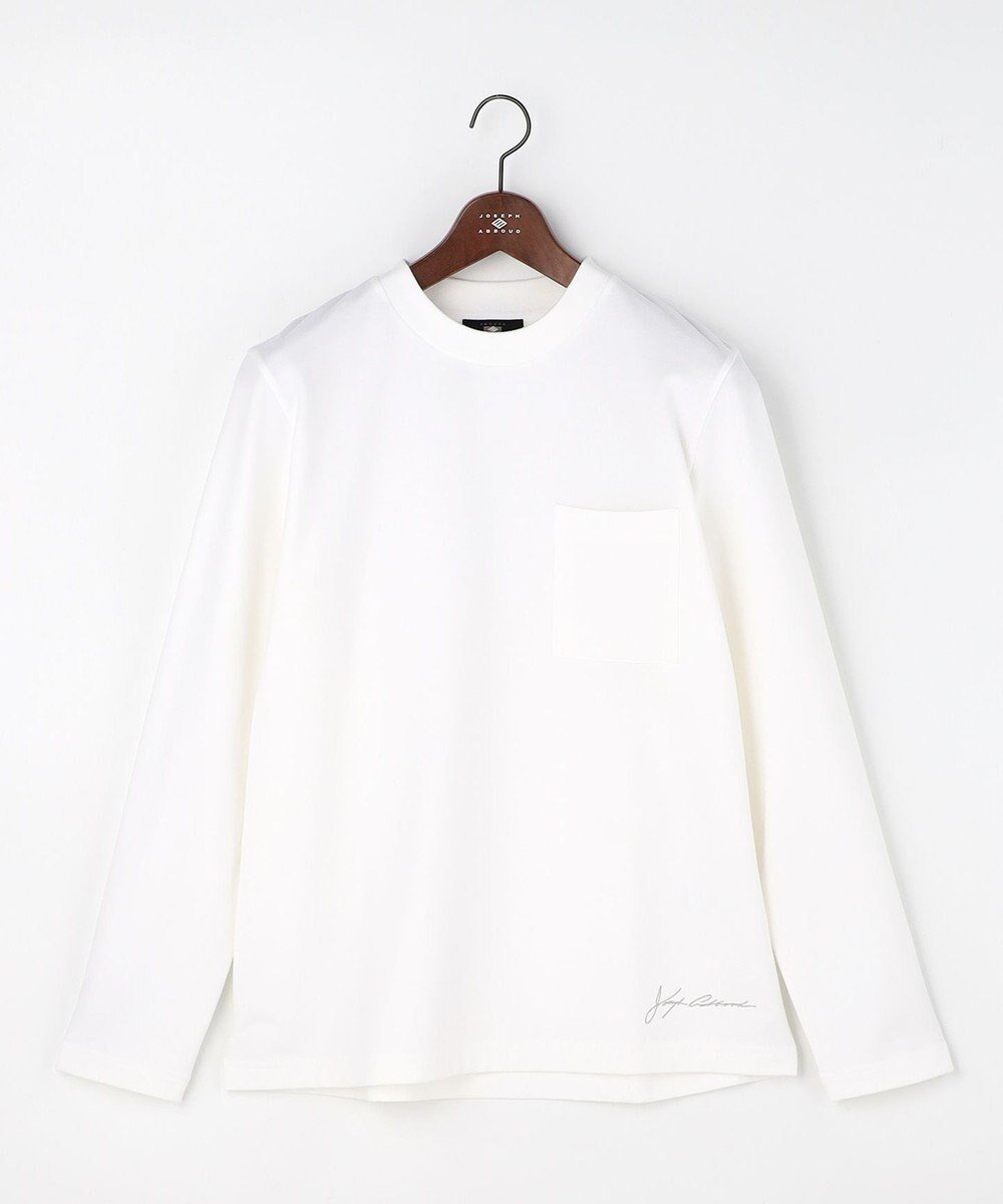 【ジョセフ アブード/JOSEPH ABBOUD / MEN】の【JAPANファブリック・日本縫製・なめらか】ミニ裏毛 カットソー インテリア・キッズ・メンズ・レディースファッション・服の通販 founy(ファニー) 　ファッション　Fashion　メンズファッション　Fashion for Men　トップス・カットソー　Cut & Sew Tops　メンズシャツ　Shirts　インナー　Innerwear　春　Spring　カットソー　Cut and Sewn Top　シンプル　Simple, Minimal　ジャケット　Jacket, Outerwear　なめらか　Smooth, Silky Texture　ベロア　Velour, Soft Velvet　モックネック　Mock Neck, Short Turtleneck　S/S・春夏　SS, Spring/Summer, Warm Season　おすすめ　Recommended / Our Picks　日本製　Made In Japan　夏　Summer　エレガント 上品　Elegant　ビジネス 仕事 通勤　Business / Work / Commuting　ホワイト系|ID: prp329100004845586 ipo3291000000036223469