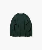 【エイトン/ATON】のDRY COTTON JERSEY ロングスリーブTシャツ - UNISEX GREEN|ID: prp329100004845596 ipo3291000000036295167