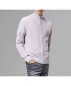 【ジョゼフ オム/JOSEPH HOMME / MEN】の【新柄】シルクバルキー ハイネックジップアップニット ライラック系|ID: prp329100004845604 ipo3291000000035338978