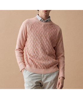 【ジョセフ アブード/JOSEPH ABBOUD / MEN】の【エコ素材和紙使用・日本素材】和紙杢メッシュクルーネック ニット 人気、トレンドファッション・服の通販 founy(ファニー) ファッション Fashion メンズファッション Fashion for Men トップス・カットソー Cut & Sew Tops ニット・セーター / 定番トップス Knit Tops & Sweaters 春 Spring シンプル Simple, Minimal セーター Sweater, Knitwear メッシュ Mesh, Net Fabric S/S・春夏 SS, Spring/Summer, Warm Season おすすめ Recommended / Our Picks 夏 Summer エレガント 上品 Elegant |ID:prp329100004845611