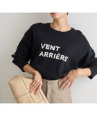 【アンフィーロ 自由区/UNFILO】の【新色追加】スウェットライク ロゴニット ブラック×ホワイトロゴ|ID: prp329100004845632 ipo3291000000035932535