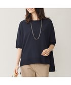 【自由区/JIYU-KU】の【接触冷感・UVカット・WEB限定カラーあり】クレープストレッチプルオーバー ニット 人気、トレンドファッション・服の通販 founy(ファニー) ファッション Fashion レディースファッション Fashion for Women トップス・カットソー Cut & Sew Tops ニット Knit Tops & Sweaters カジュアルプルオーバー・ニットトップス Pullovers & Knit Tops / Casual Pullovers インナー Innerwear エレガント 上品 Elegant 春 Spring ジャケット Jacket, Outerwear ストレッチ Stretch, Stretchy Fabric セーター Sweater, Knitwear ドレープ Drape, Draping Fabric ボーダー Border, Stripe S/S・春夏 SS, Spring/Summer, Warm Season 夏 Summer thumbnail ネイビー|ID: prp329100004845636 ipo3291000000036150984