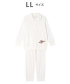 【ツモリチサト スリープ/tsumori chisato SLEEP】のツモリチサト パジャマ 長袖 長ズボン 綿混(本体) パイル素材 上下セット 前開き tsumori chisato SLEEP UDX556 /ワコール アイボリー|ID: prp329100004845646 ipo3291000000035520300