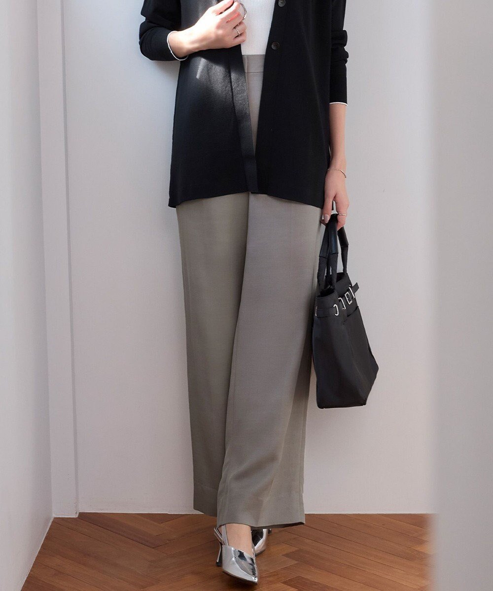 【アイシービー/iCB】のVi/Ly/Liツイル ワイドストレートパンツ 人気、トレンドファッション・服の通販 founy(ファニー) 　ファッション　Fashion　レディースファッション　Fashion for Women　パンツ　Pants & Trousers　2025年　2025　2025春夏・S/S　Spring/Summer 2025 SS25　スタイリッシュ　Stylish, Fashionable　ストレート　Straight, Straight Cut　センター　Center, Center Line　ツイル　Twist, Twisted Detail　リネン　Linen, Linen Fabric　ワイド　Wide, Wide Fit　エレガント 上品　Elegant　夏　Summer　春　Spring　S/S・春夏　SS, Spring/Summer, Warm Season　 other-1|ID: prp329100004845650 ipo3291000000036062364