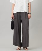 【アイシービー/iCB】の【洗える】 キュプラピグメントクロス カーゴパンツ チャコール系|ID: prp329100004845712 ipo3291000000035341269