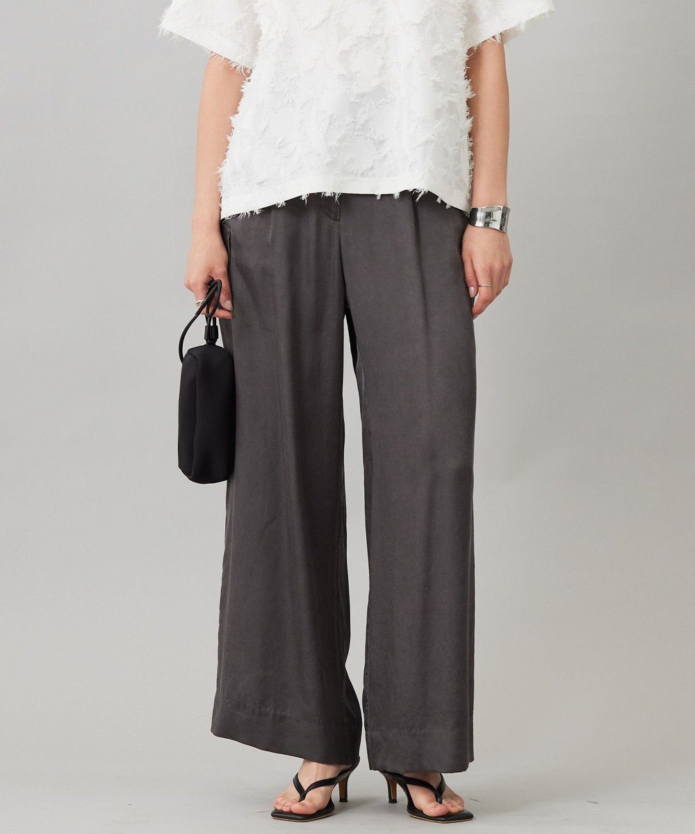 【アイシービー/iCB】の【洗える】 キュプラピグメントクロス カーゴパンツ インテリア・キッズ・メンズ・レディースファッション・服の通販 founy(ファニー) 　ファッション　Fashion　レディースファッション　Fashion for Women　パンツ　Pants & Trousers　ヴィンテージ　Vintage Style　洗える　Machine Washable　カーゴパンツ　Cargo Pants, Utility Pants　キュプラ　Cupro, Eco Fabric　シルク　Silk, 100% Silk　セットアップ　Set-Up, Coordinated Outfit　トレンド　Trend, Trending Now　ベーシック　Basic, Essential　リラックス　Relax, Relaxed Fit　A/W・秋冬　Autumn/Winter　おすすめ　Recommended / Our Picks　エレガント 上品　Elegant　2025年　2025　2025春夏・S/S　Spring/Summer 2025 SS25　チャコール系|ID: prp329100004845712 ipo3291000000035341269