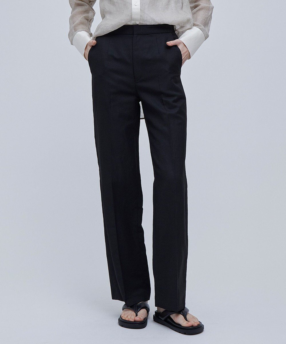 【ベイジ,/BEIGE,】のCLAUDE / ワイドストレートパンツ インテリア・キッズ・メンズ・レディースファッション・服の通販 founy(ファニー) ファッション Fashion レディースファッション Fashion for Women パンツ Pants & Trousers シンプル Simple, Minimal ストレート Straight, Straight Cut リネン Linen, Linen Fabric ワイド Wide, Wide Fit エレガント 上品 Elegant ビジネス 仕事 通勤 Business / Work / Commuting 夏 Summer 春 Spring S/S・春夏 SS, Spring/Summer, Warm Season Black|ID: prp329100004845715 ipo3291000000036293337