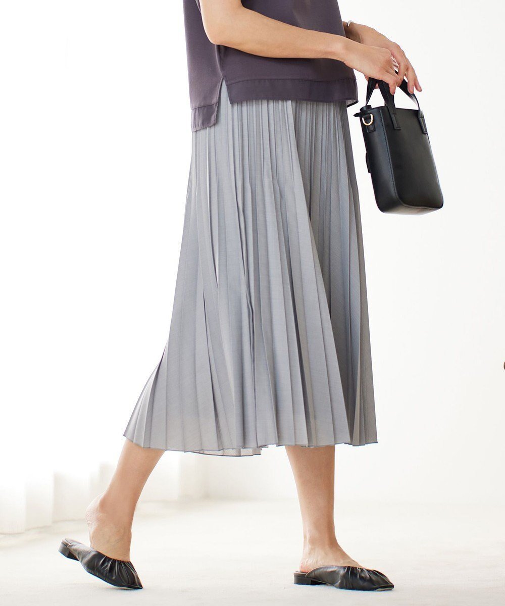【ジェイ プレス/J.PRESS】の【洗える】50Sブロード プリーツ スカート 人気、トレンドファッション・服の通販 founy(ファニー) 　ファッション　Fashion　レディースファッション　Fashion for Women　スカート　Skirts　プリーツスカート / 上品フェミニンスタイル　Pleated Skirts　春　Spring　洗える　Machine Washable　カットソー　Cut and Sewn Top　スニーカー　Sneakers, Trainers　ブロード　Broadcloth, Fine Cotton　プリーツ　Pleats, Pleated　リラックス　Relax, Relaxed Fit　S/S・春夏　SS, Spring/Summer, Warm Season　おすすめ　Recommended / Our Picks　夏　Summer　 other-1|ID: prp329100004845738 ipo3291000000035342051