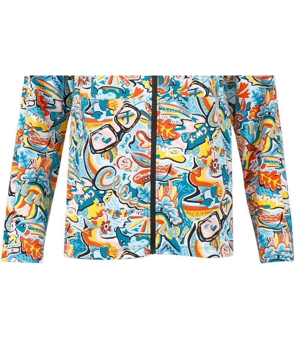 【シーダブリューエックス/CW-X】の【WOMEN】 CW-X 【CHUMS (チャムス)コラボ】 レディーストップス ジャケット はっ水(本体) フードつき(ドローコードで調整可能) 長袖 UVカット率90%以上(本体) レディース LNY530 /ワコール インテリア・キッズ・メンズ・レディースファッション・服の通販 founy(ファニー) 　ファッション　Fashion　レディースファッション　Fashion for Women　アウター　Coat / Outerwear Collection　レディースジャケット・軽アウター　Jackets　アウトドア　Outdoor Clothing　コラボ　Collaboration, Collab　コンパクト　Compact, Small Size　ジャケット　Jacket, Outerwear　ストレッチ　Stretch, Stretchy Fabric　ドローコード　Drawcord, Drawstring Cord　定番　Standard, Basic Item　長袖　Long Sleeve, Full Sleeve　ポケット　Pocket, Pocket Detail　ロング　Long, Long-Length　おすすめ　Recommended / Our Picks　小旅行　Short Trip　ターコイズ|ID: prp329100004845739 ipo3291000000036085577