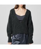 【アンクレイヴ/uncrave】のアルパカニット 深Vネック トップス(uncrave WHITE) 人気、トレンドファッション・服の通販 founy(ファニー) ファッション Fashion レディースファッション Fashion for Women トップス・カットソー Cut & Sew Tops ニット Knit Tops & Sweaters Vネックトップス V-Neck Tops / V-Cut Neckline Shirts キャミソール Camisole, Spaghetti Strap Top シアー Sheer, See-Through ストレッチ Stretch, Stretchy Fabric セーター Sweater, Knitwear タンク Tank Top, Sleeveless Top デコルテ Décolleté, Neckline ルーズ Loose, Oversized A/W・秋冬 Autumn/Winter thumbnail チャコール|ID: prp329100004845746 ipo3291000000035342347