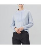 【ジェイ プレス/J.PRESS】のウォッシャブルウール タック ドットレース カットソー サックスブルー系|ID: prp329100004845763 ipo3291000000035636533