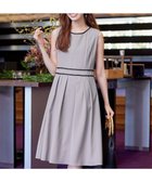 【ティアクラッセ/Tiaclasse】の【洗える】配色スカラップレースワンピース グレー|ID: prp329100004845782 ipo3291000000035870494