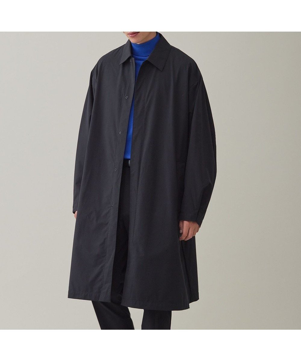 【アンフィーロ/UNFILO / MEN】の【男女兼用】FINE MOVE ステンカラー コート 23年商品 インテリア・キッズ・メンズ・レディースファッション・服の通販 founy(ファニー) ファッション Fashion レディースファッション Fashion for Women アウター Coat / Outerwear Collection コート・ロングコート・ピーコート Long Coats, Peacoats & More レディースジャケット・軽アウター Jackets 軽量 Lightweight, Ultra Light ジャケット Jacket, Outerwear ストレッチ Stretch, Stretchy Fabric トレンド Trend, Trending Now ポケット Pocket, Pocket Detail リラックス Relax, Relaxed Fit A/W・秋冬 Autumn/Winter エレガント 上品 Elegant ブラック|ID: prp329100004845802 ipo3291000000035846906