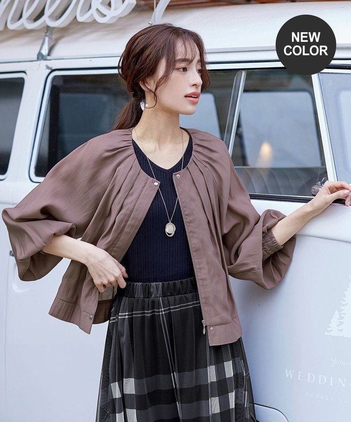 【ティアクラッセ/Tiaclasse】の【新色追加・洗える】シアーブルゾン インテリア・キッズ・メンズ・レディースファッション・服の通販 founy(ファニー) https://founy.com/ ファッション Fashion レディースファッション Fashion for Women アウター Coat / Outerwear Collection レディースジャケット・軽アウター Jackets ブルゾンジャケット・スポーティアウター Blouson Jackets アクセサリー Fashion Accessories カーディガン Cardigan, Knitwear シアー Sheer, See-Through ショート Short, Short Length ジャケット Jacket, Outerwear スリーブ Sleeve, Long Sleeve / Short Sleeve チュニック Tunic, Long Top トレンド Trend, Trending Now フェミニン Feminine, Girly ブルゾン Blouson, Bomber Jacket ポケット Pocket, Pocket Detail エレガント 上品 Elegant 再入荷 Restock / Back in Stock 夏 Summer 定番 Standard, Basic Item 新作・新入荷 New Arrivals / New In 春 Spring S/S・春夏 SS, Spring/Summer, Warm Season 洗える Machine Washable |ID: prp329100004845818 ipo3291000000036116497