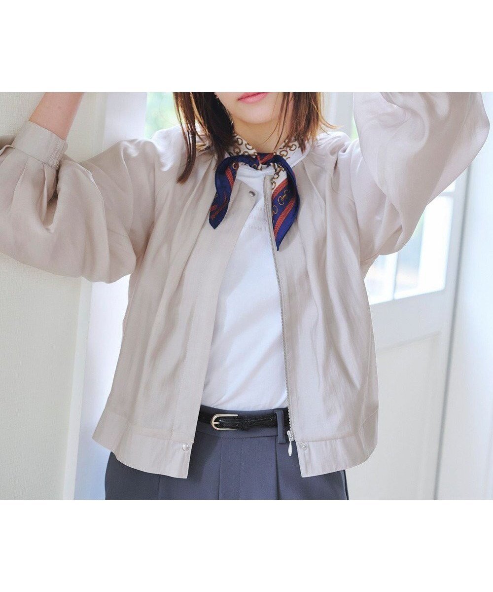 【ティアクラッセ/Tiaclasse】の【新色追加・洗える】シアーブルゾン インテリア・キッズ・メンズ・レディースファッション・服の通販 founy(ファニー) 　ファッション　Fashion　レディースファッション　Fashion for Women　アウター　Coat / Outerwear Collection　レディースジャケット・軽アウター　Jackets　ブルゾンジャケット・スポーティアウター　Blouson Jackets　アクセサリー　Fashion Accessories　カーディガン　Cardigan, Knitwear　シアー　Sheer, See-Through　ショート　Short, Short Length　ジャケット　Jacket, Outerwear　スリーブ　Sleeve, Long Sleeve / Short Sleeve　チュニック　Tunic, Long Top　トレンド　Trend, Trending Now　フェミニン　Feminine, Girly　ブルゾン　Blouson, Bomber Jacket　ポケット　Pocket, Pocket Detail　エレガント 上品　Elegant　再入荷　Restock / Back in Stock　夏　Summer　定番　Standard, Basic Item　新作・新入荷　New Arrivals / New In　春　Spring　S/S・春夏　SS, Spring/Summer, Warm Season　洗える　Machine Washable　グレージュ|ID: prp329100004845818 ipo3291000000036116501