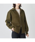 【アンフィーロ/UNFILO / MEN】の【男女兼用/新色追加】スウェットライク ジップ タートルネックニット 24年秋冬商品 カーキ|ID: prp329100004845826 ipo3291000000035344071