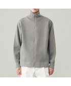 【アンフィーロ/UNFILO / MEN】の【男女兼用/新色追加】スウェットライク ジップ タートルネックニット 24年秋冬商品 ライトグレー|ID: prp329100004845826 ipo3291000000035344078
