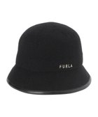 【ムーンバット/MOONBAT】のFURLA パイピング×ロゴ バスクハット/UV ブラック|ID: prp329100004845827 ipo3291000000035674367
