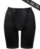 【ウィング/Wing】のガードル 【キュッとアップパンツ】 ヒップをまるくメリハリあるラインに ラクにおなか押さえ ロング丈 KQ0745 ウイング/ワコール ブラック|ID: prp329100004845866 ipo3291000000035730429