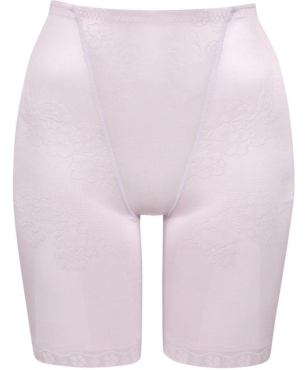 【ウィング/Wing】のガードル 【キュッとアップパンツ】 ヒップをまるくメリハリあるラインに ラクにおなか押さえ ロング丈 KQ0745 ウイング/ワコール インテリア・キッズ・メンズ・レディースファッション・服の通販 founy(ファニー) 　ファッション　Fashion　レディースファッション　Fashion for Women　パンツ　Pants & Trousers　下着・ランジェリー　Lingerie & Intimates　アンダーウェア・ベースインナー・肌着　Underwear / Base Layer / Undergarments　なめらか　Smooth, Silky Texture　アンダー　Underwear Essentials　メッシュ　Mesh, Net Fabric　ロング　Long, Long-Length　パープル|ID: prp329100004845866 ipo3291000000035730486