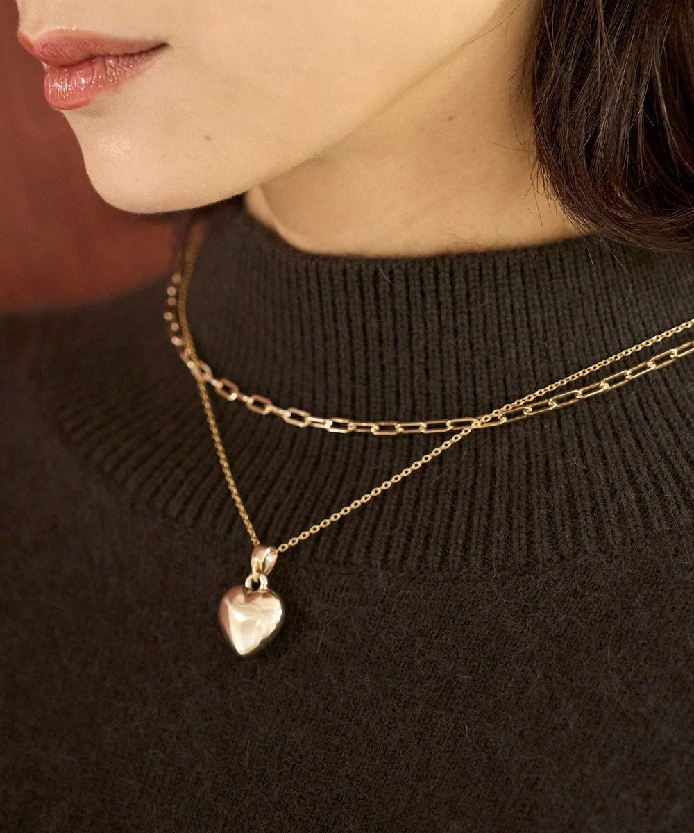 【アンフィーロ 自由区/UNFILO】のコイン/ハート ネックレス 2点セット インテリア・キッズ・メンズ・レディースファッション・服の通販 founy(ファニー) 　ファッション　Fashion　レディースファッション　Fashion for Women　ジュエリー　Jewelry　ネックレス　Necklaces & Pendants　アクセサリー　Fashion Accessories　コイン　Coin, Coin Design　チェーン　Chain, Chain Strap　ネックレス　Necklace, Pendant Necklace　モチーフ　Motif, Design Theme　ゴールド[ハート]|ID: prp329100004845885 ipo3291000000035587625