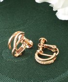 【ティアクラッセ/Tiaclasse】のツーラインイヤリング ピンクゴールド|ID: prp329100004845908 ipo3291000000035520564