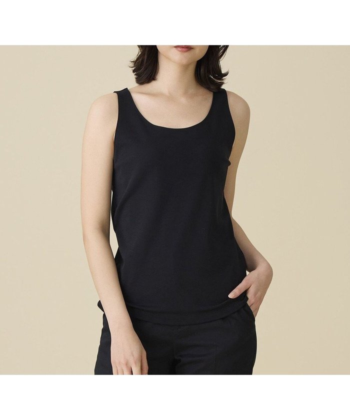 【自由区/JIYU-KU】の【SHIHOさん着用・昨年ご好評素材・新型登場】スーピマスムーススリム タンクトップ インテリア・キッズ・メンズ・レディースファッション・服の通販 founy(ファニー) https://founy.com/ ファッション Fashion レディースファッション Fashion for Women トップス・カットソー Cut & Sew Tops おすすめ Recommended / Our Picks インナー Innerwear キャミソール Camisole, Spaghetti Strap Top タンク Tank Top, Sleeveless Top ベーシック Basic, Essential エレガント 上品 Elegant 夏 Summer 春 Spring S/S・春夏 SS, Spring/Summer, Warm Season |ID: prp329100004845933 ipo3291000000035345878