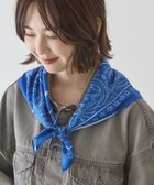 【アメリカンホリック/AMERICAN HOLIC】のシルキーバンダナ柄スカーフ Blue|ID: prp329100004845941 ipo3291000000035587901