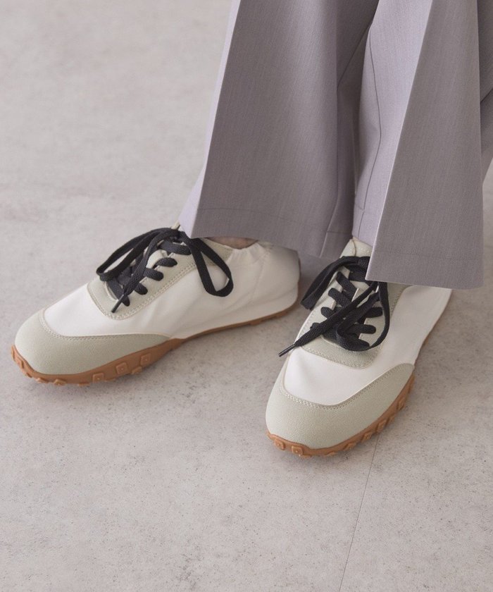 【アメリカンホリック/AMERICAN HOLIC】のソフトスニーカー インテリア・キッズ・メンズ・レディースファッション・服の通販 founy(ファニー) https://founy.com/ ファッション Fashion レディースファッション Fashion for Women アメリカン American Style イエロー Yellow スタイリッシュ Stylish, Fashionable スニーカー Sneakers, Trainers デニム Denim, Jeans Material ワイド Wide, Wide Fit 旅行 Travel |ID: prp329100004845945 ipo3291000000035346117