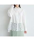 【イェッカ ヴェッカ/YECCA VECCA】のレースヘムロングシャツ 人気、トレンドファッション・服の通販 founy(ファニー) ファッション Fashion レディースファッション Fashion for Women トップス・カットソー Cut & Sew Tops シャツ・ブラウス・オフィスカジュアル Elegant Blouses & Button-Ups インナー Innerwear スカラップ Scallop, Scalloped Edge ポケット Pocket, Pocket Detail レース Lace, Lace Fabric ロング Long, Long-Length 夏 Summer 定番 Standard, Basic Item 春 Spring S/S・春夏 SS, Spring/Summer, Warm Season thumbnail Off White|ID: prp329100004845958 ipo3291000000035575474