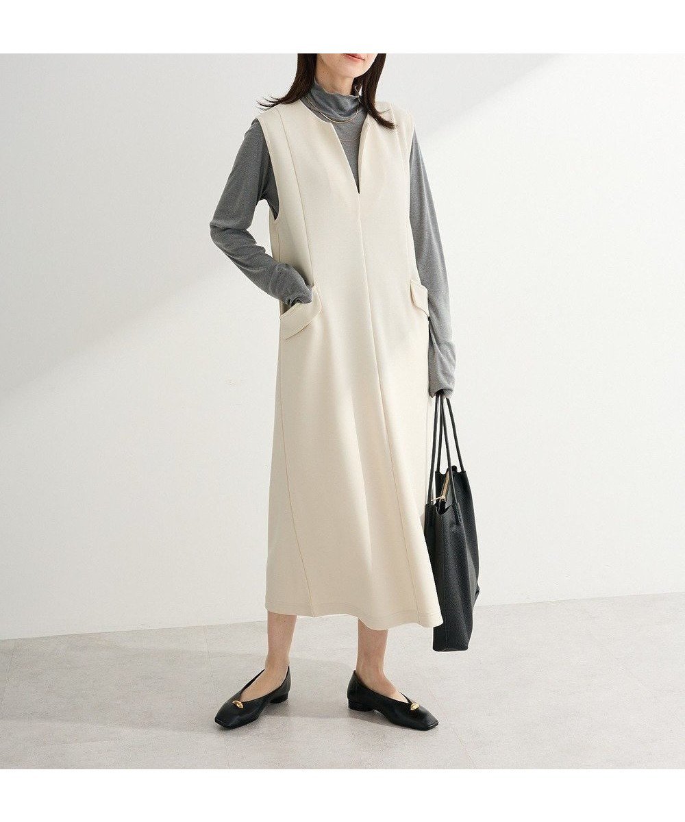 【グリーンパークス/Green Parks】のダンボールスキッパージャンパースカート 人気、トレンドファッション・服の通販 founy(ファニー) 　ファッション　Fashion　レディースファッション　Fashion for Women　スカート　Skirts　インナー　Innerwear　シンプル　Simple, Minimal　スキッパー　Skipper, Open Collar　スリット　Slit, Slit Detail　ポケット　Pocket, Pocket Detail　夏　Summer　春　Spring　S/S・春夏　SS, Spring/Summer, Warm Season　楽ちん　Easy Fit, Comfortable　 other-1|ID: prp329100004845964 ipo3291000000035588017