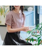 【ティアクラッセ/Tiaclasse】の【UVケア・接触冷感】“あまラク” ハートネックカットソートップス ピンクモカ|ID: prp329100004845978 ipo3291000000035991018