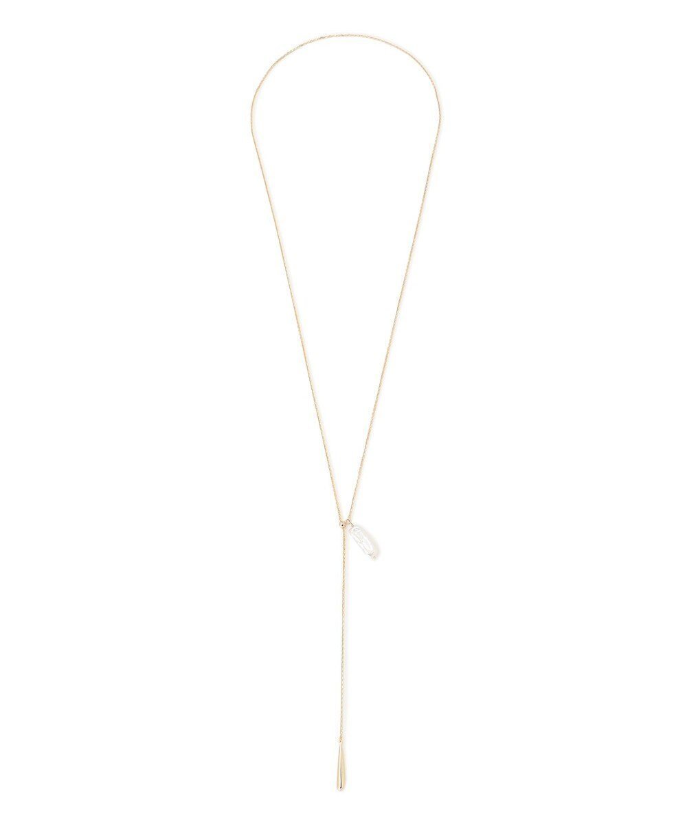 【23区/NIJYUSANKU】の淡水パール ラリエット ネックレス 人気、トレンドファッション・服の通販 founy(ファニー) 　ファッション　Fashion　レディースファッション　Fashion for Women　ジュエリー　Jewelry　ネックレス　Necklaces & Pendants　2025年　2025　2025春夏・S/S　Spring/Summer 2025 SS25　アクセサリー　Fashion Accessories　イヤリング　Earrings　セレモニー　Ceremony　ネックレス　Necklace, Pendant Necklace　バランス　Balance, Style Balance　パール　Pearl, Pearl Accent　メタル　Metal, Metal Parts　ロング　Long, Long-Length　エレガント 上品　Elegant　夏　Summer　S/S・春夏　SS, Spring/Summer, Warm Season　 other-1|ID: prp329100004845984 ipo3291000000035347053