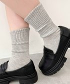 【ウィゴー/WEGO】のサポート付き無地リブソックス ライトグレー|ID: prp329100004845989 ipo3291000000035636422