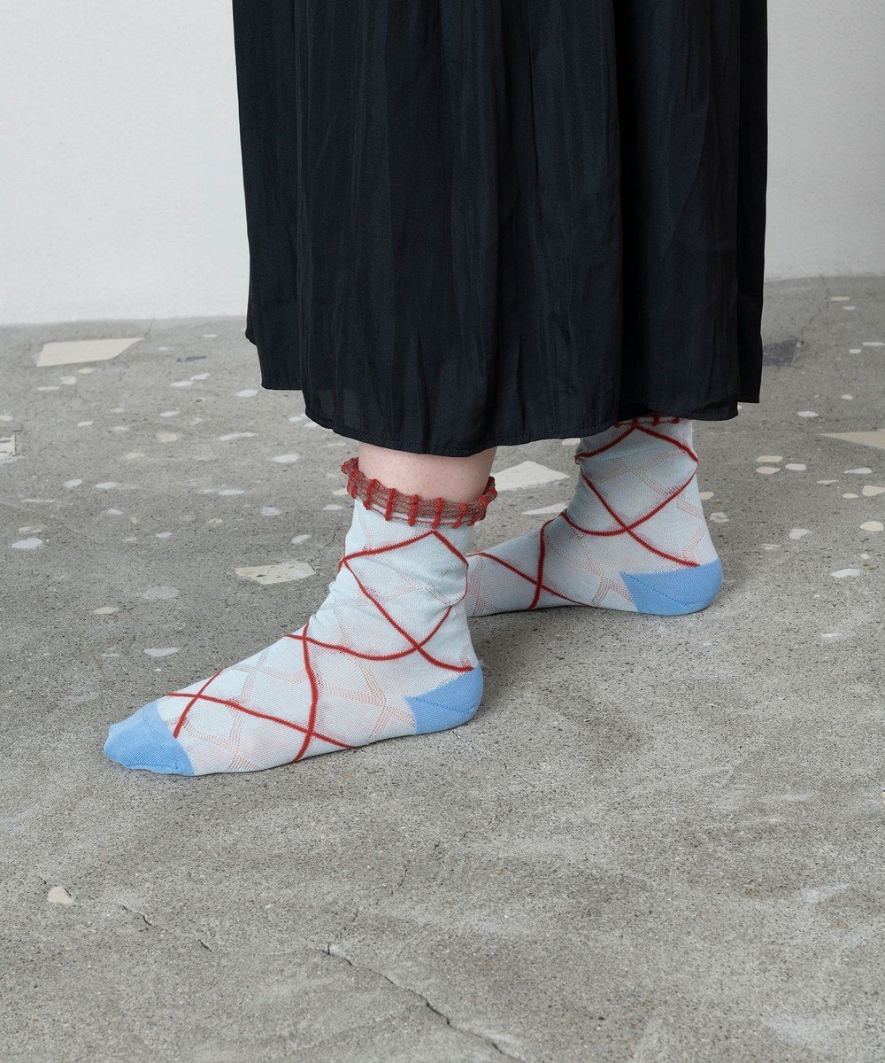 【トリコテ/Tricote】のクロスチェックソックス 人気、トレンドファッション・服の通販 founy(ファニー) 　ファッション　Fashion　レディースファッション　Fashion for Women　ソックス&靴下　Socks & Hosiery　レッグウェア・ストッキング　Legwear & Hosiery　ソックス　Socks, Hosiery　タンブラー　Tumbler, Travel Mug　チェック　Check, Plaid, Tartan　ビビッド　Vivid, Bright Tone　ベーシック　Basic, Essential　 other-1|ID: prp329100004846004 ipo3291000000035347489