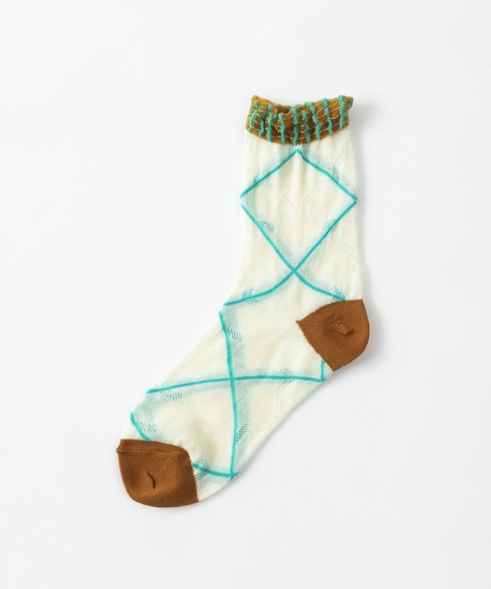 【トリコテ/Tricote】のクロスチェックソックス インテリア・キッズ・メンズ・レディースファッション・服の通販 founy(ファニー) 　ファッション　Fashion　レディースファッション　Fashion for Women　ソックス&靴下　Socks & Hosiery　レッグウェア・ストッキング　Legwear & Hosiery　ソックス　Socks, Hosiery　タンブラー　Tumbler, Travel Mug　チェック　Check, Plaid, Tartan　ビビッド　Vivid, Bright Tone　ベーシック　Basic, Essential　80IVORY|ID: prp329100004846004 ipo3291000000035347496