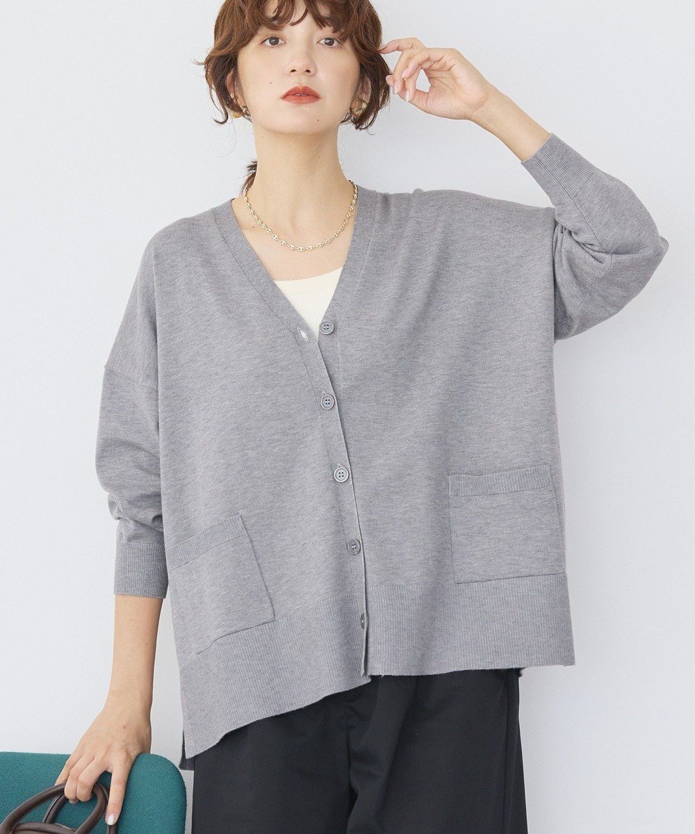 【アメリカンホリック/AMERICAN HOLIC】のバイパチVネックルーズカーディガン 人気、トレンドファッション・服の通販 founy(ファニー) 　ファッション　Fashion　レディースファッション　Fashion for Women　トップス・カットソー　Cut & Sew Tops　カーディガン・羽織り　Layered Style Cardigans　Vネックトップス　V-Neck Tops / V-Cut Neckline Shirts　アメリカン　American Style　カーディガン　Cardigan, Knitwear　スタイリッシュ　Stylish, Fashionable　ポケット　Pocket, Pocket Detail　A/W・秋冬　Autumn/Winter　おすすめ　Recommended / Our Picks　 other-1|ID: prp329100004846064 ipo3291000000035854616