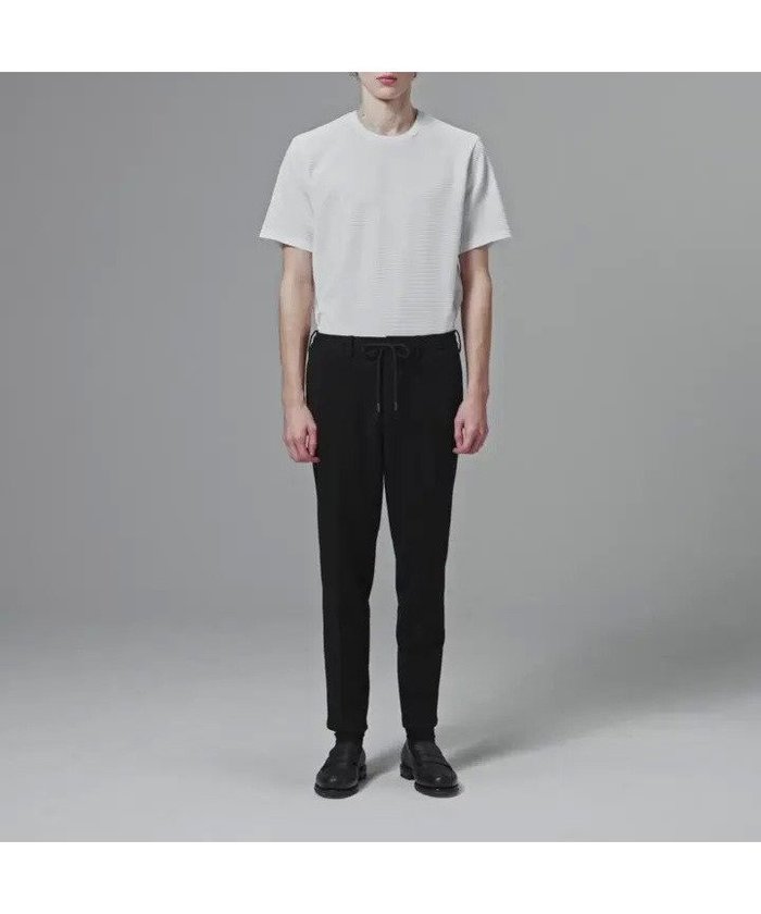 【ジョゼフ オム/JOSEPH HOMME / MEN】の【オリジナル素材 /ウエストゴム仕様】ライトタックジャージー ドロスト付テーパードパンツ / PEGG CONVERTIBLE インテリア・キッズ・メンズ・レディースファッション・服の通販 founy(ファニー) https://founy.com/ ファッション Fashion メンズファッション Fashion for Men ボトムス Bottoms アンサンブル Ensemble Set 春 Spring シンプル Simple, Minimal セットアップ Set-Up, Coordinated Outfit テーパード Tapered, Tapered Pants ドローコード Drawcord, Drawstring Cord 定番 Standard, Basic Item ポケット Pocket, Pocket Detail ループ Loop, Loop Knit レギュラー Regular, Standard Fit S/S・春夏 SS, Spring/Summer, Warm Season 夏 Summer |ID: prp329100004846441 ipo3291000000035767134