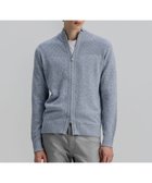 【ジョゼフ オム/JOSEPH HOMME / MEN】のシルクバルキーハニカム ジップアップニット サックスブルー系|ID: prp329100004846443 ipo3291000000035615109