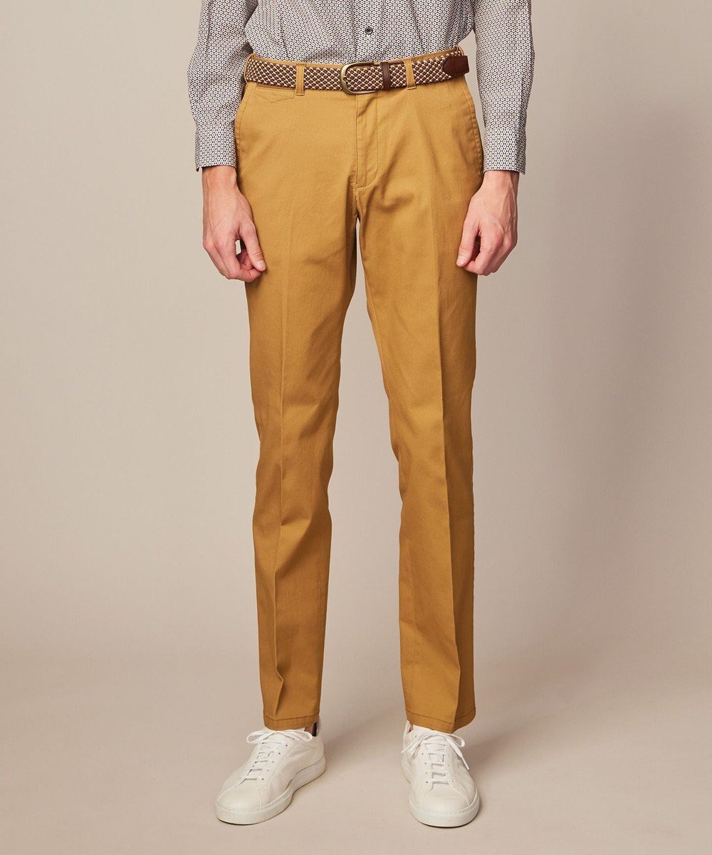 【ジョセフ アブード/JOSEPH ABBOUD / MEN】の【ウエストも伸びる!】オーガニックストレッチ パンツ インテリア・キッズ・メンズ・レディースファッション・服の通販 founy(ファニー) ファッション Fashion メンズファッション Fashion for Men ボトムス Bottoms ヴィンテージ Vintage Style 春 Spring ジャケット Jacket, Outerwear 定番 Standard, Basic Item S/S・春夏 SS, Spring/Summer, Warm Season 夏 Summer ベージュ系8|ID: prp329100004846448 ipo3291000000036254776