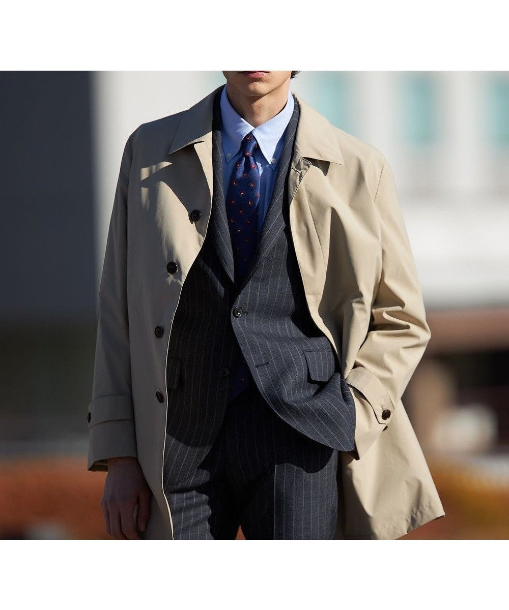 【ジェイ プレス/J.PRESS / MEN】の【驚きの軽さ / オンオフ兼用】【ストレッチ性 / 撥水機能 / 手洗い可】テクニカルライトポプリン カーコート_25年モデル インテリア・キッズ・メンズ・レディースファッション・服の通販 founy(ファニー) ファッション Fashion メンズファッション Fashion for Men アウター Men's Coats Outerwear 春 Spring 軽量 Lightweight, Ultra Light ショート Short, Short Length シンプル Simple, Minimal ジャケット Jacket, Outerwear ストレッチ Stretch, Stretchy Fabric スーツ Suit, Formalwear デニム Denim, Jeans Material ボックス Boxy, Box Shape リラックス Relax, Relaxed Fit S/S・春夏 SS, Spring/Summer, Warm Season 夏 Summer エレガント 上品 Elegant ビジネス 仕事 通勤 Business / Work / Commuting アイボリー系|ID: prp329100004846452 ipo3291000000036084041