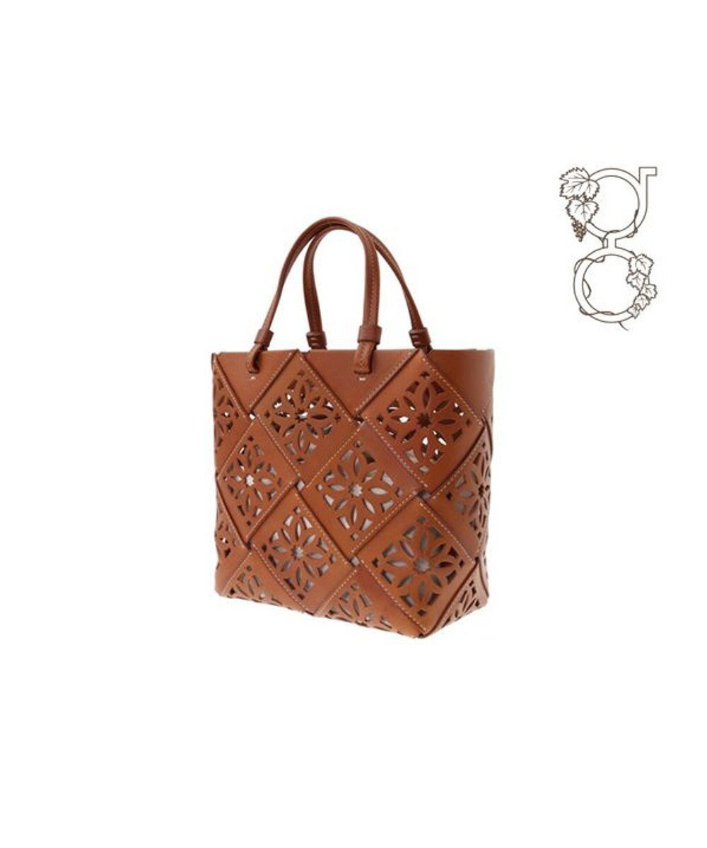 【ゲンテン/genten】のサスカットバスケット手提げバッグ インテリア・キッズ・メンズ・レディースファッション・服の通販 founy(ファニー) 　ファッション　Fashion　レディースファッション　Fashion for Women　バッグ　Bags　イタリア　Italy　春　Spring　バスケット　Basket, Basket Bag　フラット　Flat, Flat Shoes　ワーク　Workwear, Utility Style　夏　Summer　チャ|ID: prp329100004846638 ipo3291000000036112683